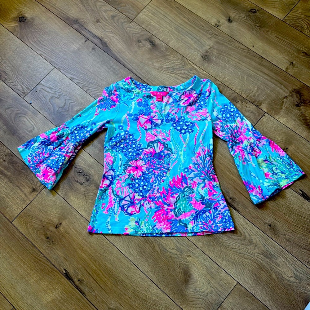 Lilly Pulitzer 3/4 sleeve top